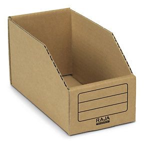 Pojemnik tekturowy brązowy 400x240x115 RAJA