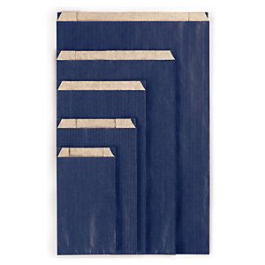 Granatowa torebka papierowa na prezent 120x190x45 mm