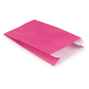 Różowa torebka papierowa na prezent 240x390x75 mm