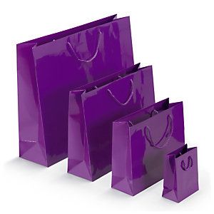 Torba lakierowana fioletowa 120x150x60